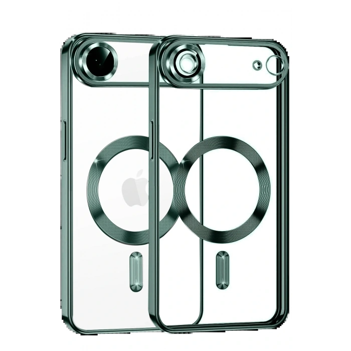 Apple iPhone 17 Air Kross Magneticsafe Kapak - Koyu Yeşil