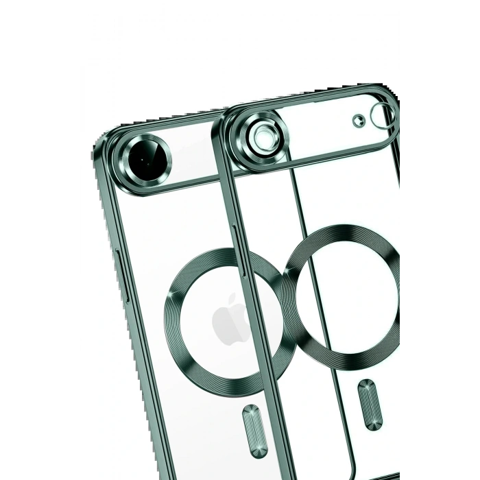 Apple iPhone 17 Air Kross Magneticsafe Kapak - Koyu Yeşil