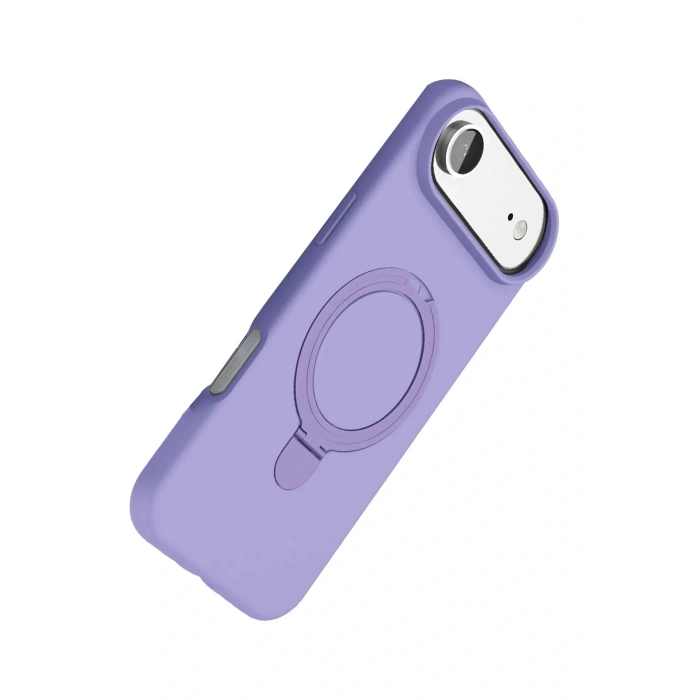 Apple iPhone 17 Air Regal Magsafe Standlı Kapak - Lila