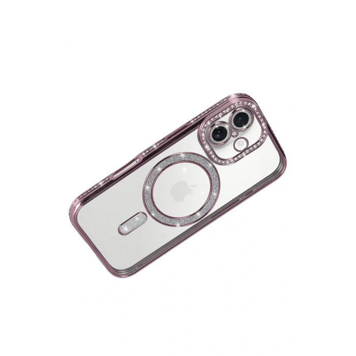 Apple iPhone 17 Joke Simli Magneticsafe Kılıf - Pembe