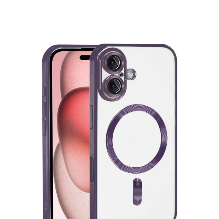 Apple iPhone 17 Kross Magneticsafe Kapak - Mor