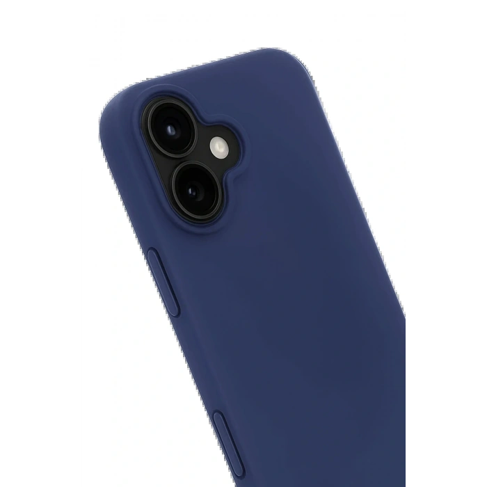 Apple iPhone 17 Nano içi Kadife Silikon - Lacivert