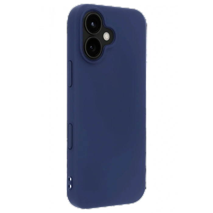 Apple iPhone 17 Nano içi Kadife Silikon - Lacivert