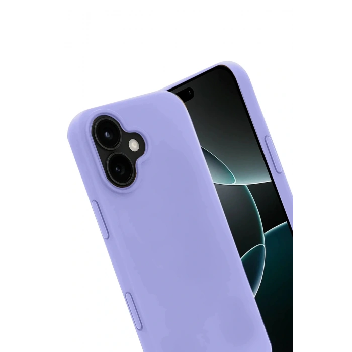 Apple iPhone 17 Nano içi Kadife Silikon - Lila