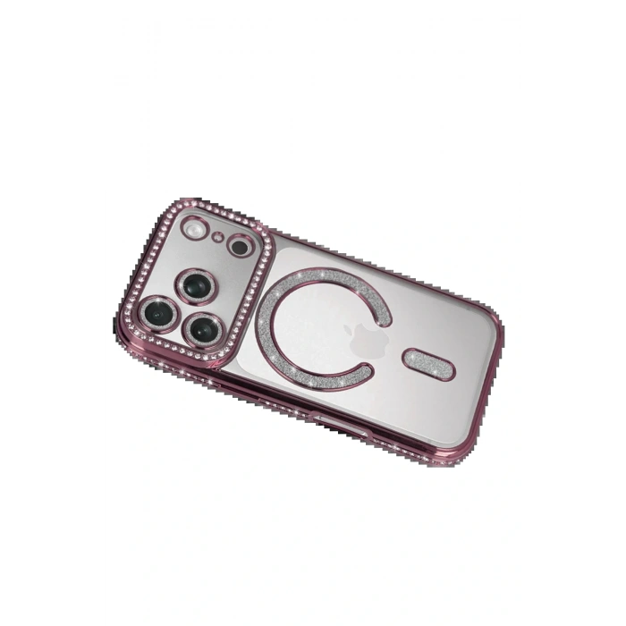 Apple iPhone 17 Pro Joke Simli Magneticsafe Kılıf - Pembe