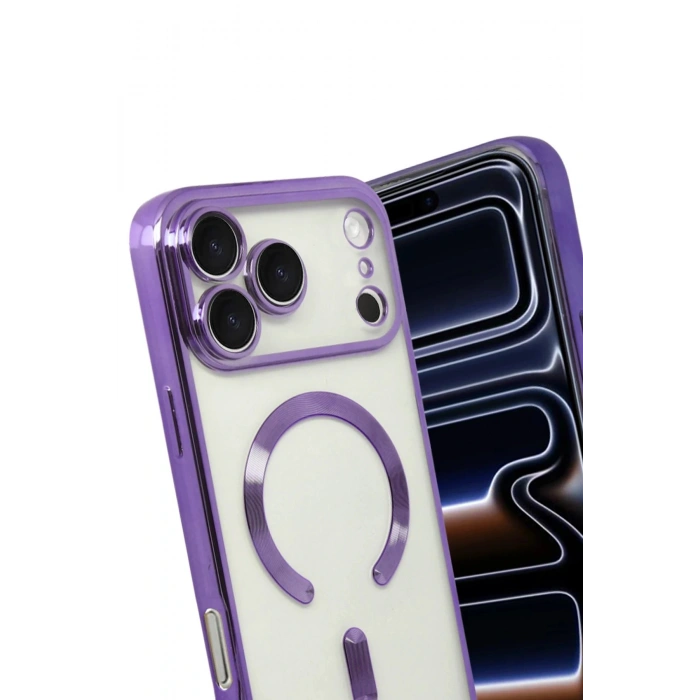 Apple iPhone 17 Pro Kross Magneticsafe Kapak - Mor