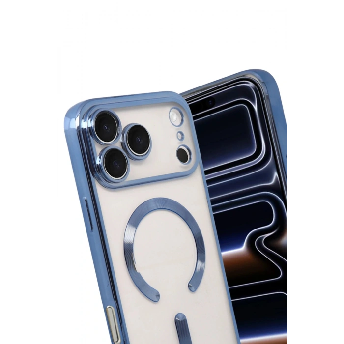 Apple iPhone 17 Pro Kross Magneticsafe Kapak - Sierra Blue