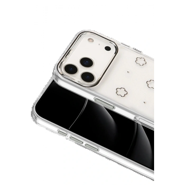 Apple iPhone 17 Pro Max Fiyonk Desenli Kapak - Desen 2