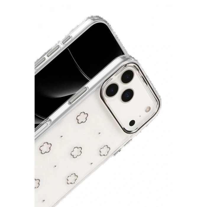 Apple iPhone 17 Pro Max Fiyonk Desenli Kapak - Desen 2