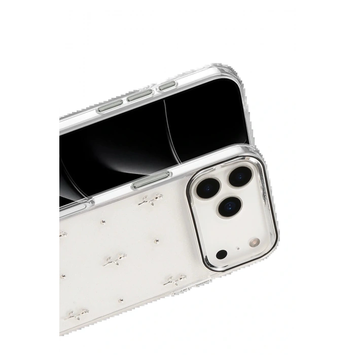 Apple iPhone 17 Pro Max Fiyonk Desenli Kapak - Desen 4