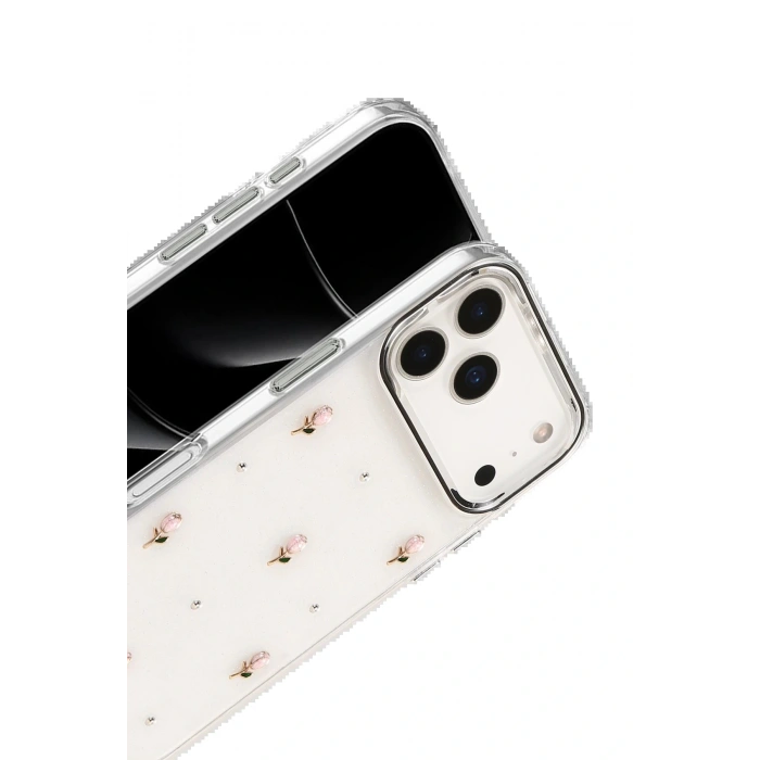 Apple iPhone 17 Pro Max Fiyonk Desenli Kapak - Desen 6