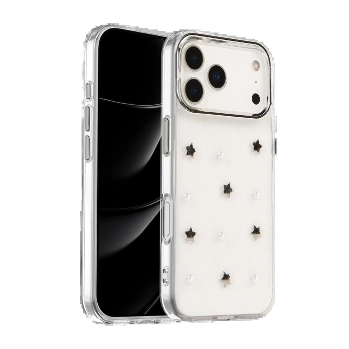 Apple iPhone 17 Pro Max Fiyonk Desenli Kapak - Desen 7