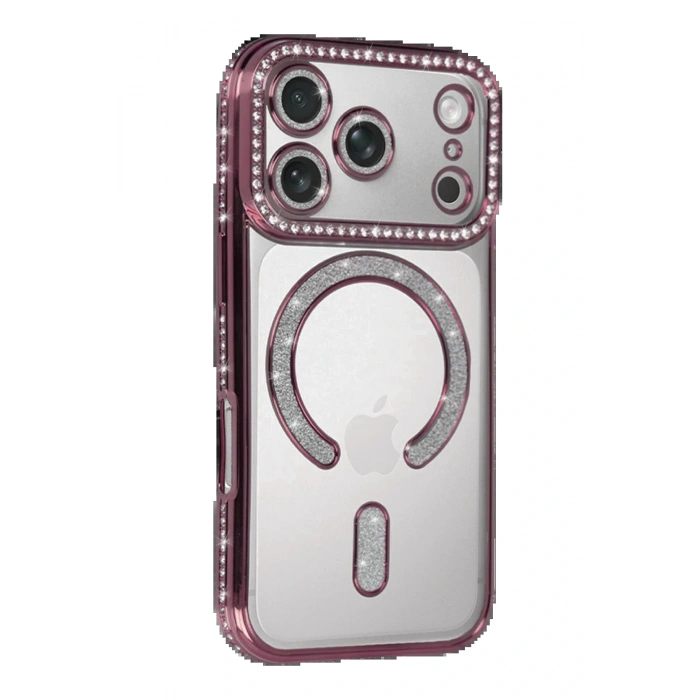 Apple iPhone 17 Pro Max Joke Simli Magneticsafe Kılıf - Pembe