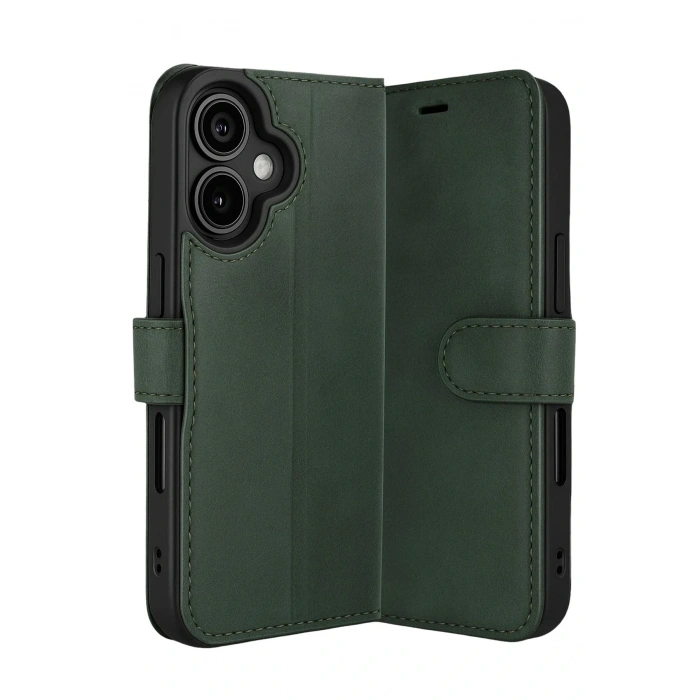 Apple iPhone 17 Trend S Plus Kapaklı Kılıf - Yeşil