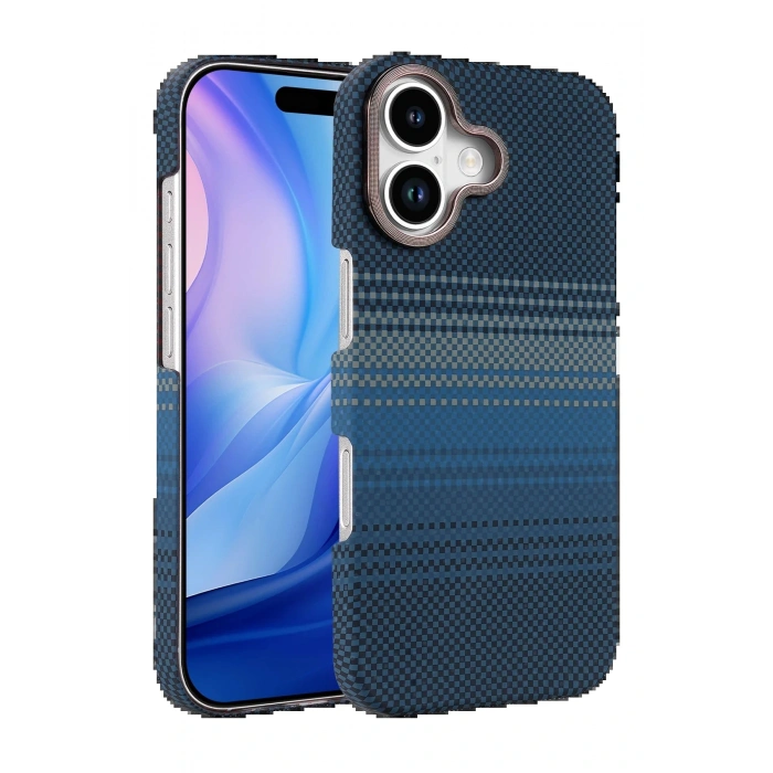 Apple iPhone 17 Vega Magsafe Kapak - Mavi