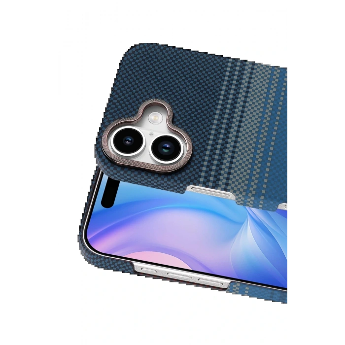 Apple iPhone 17 Vega Magsafe Kapak - Mavi