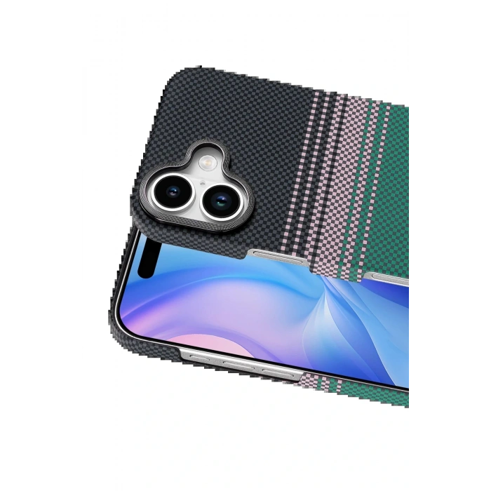 Apple iPhone 17 Vega Magsafe Kapak - Yeşil