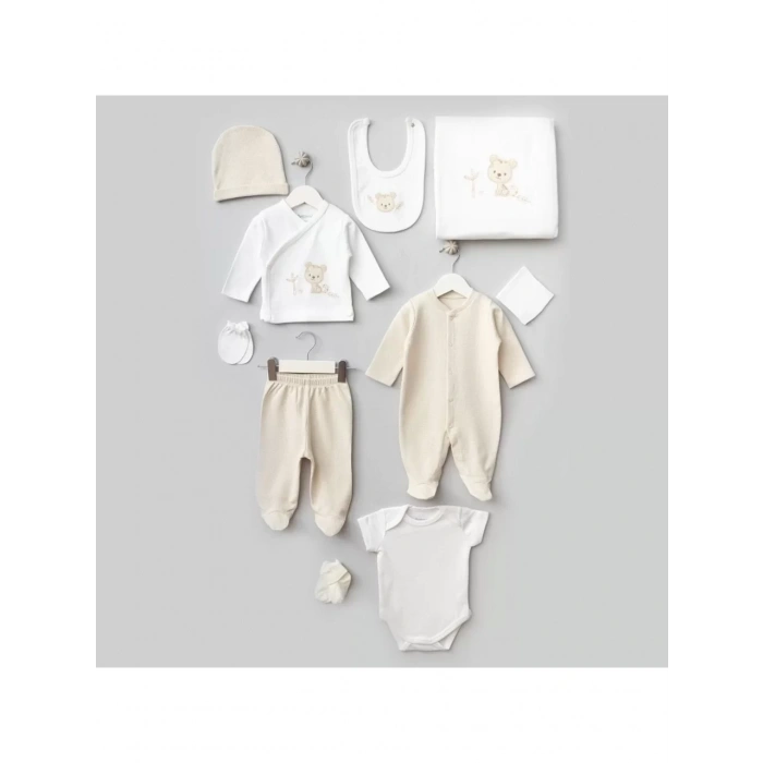 Bebitof Sevimli Kaplan 10 Parça Hastane Çıkışı 10095 Ekru