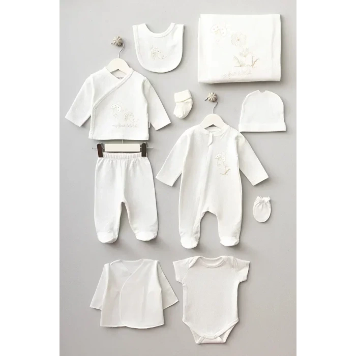 Bebitof Uğur Böceği 10 Parça Hastane Çıkışı 10122 Ekru