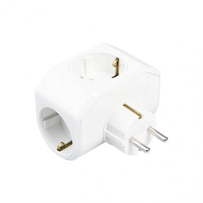 Beyaz Yonca Plus 3lü Topraklı Priz Fiş 03-zm (4172)