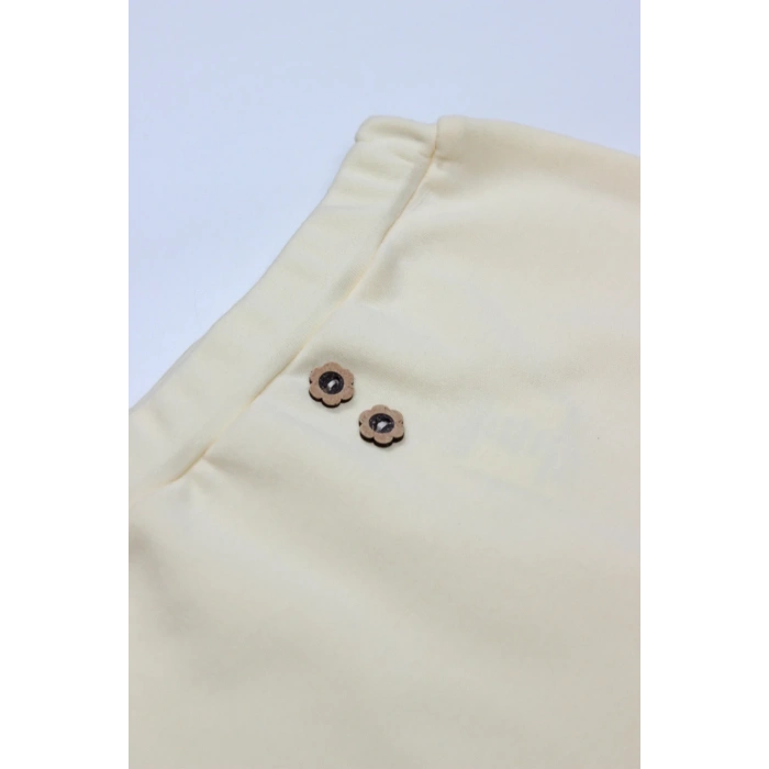 Bistyle 3lü Zıbın Takım Welcome Baby Duck 13104 Sarı-ekru