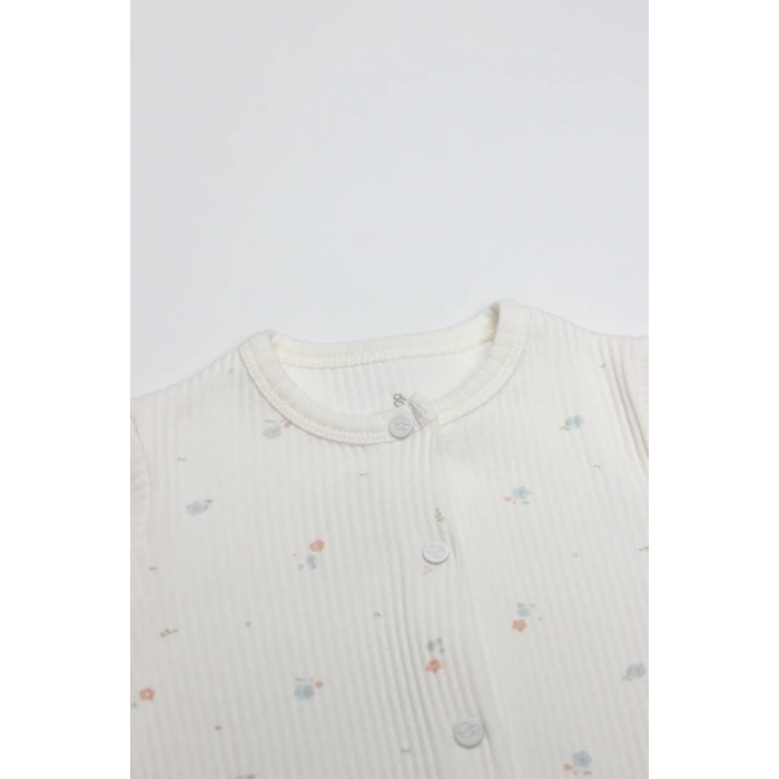 Bloom White Tulum 15113 Ekru Gül Kurusu