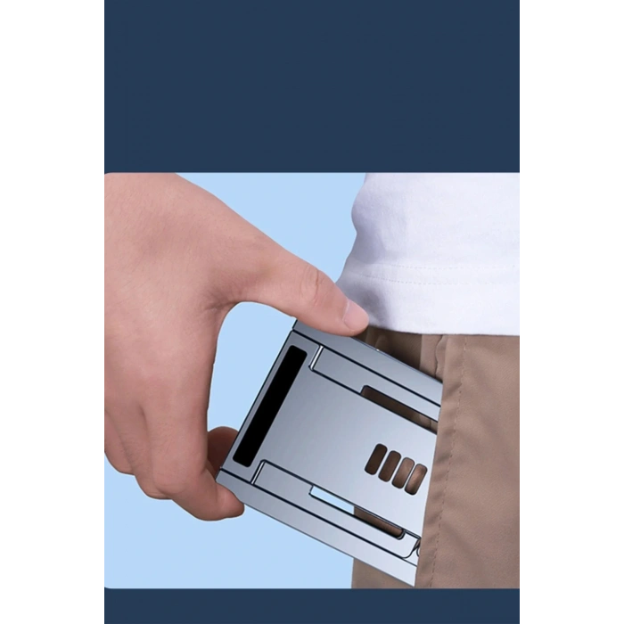 CM25 Ayarlanabilir Katlanabilir Masaüstü Telefon Tutucu - Siyah