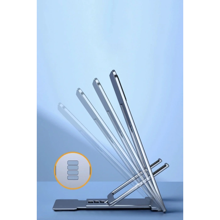 CM25 Ayarlanabilir Katlanabilir Masaüstü Telefon Tutucu - Siyah