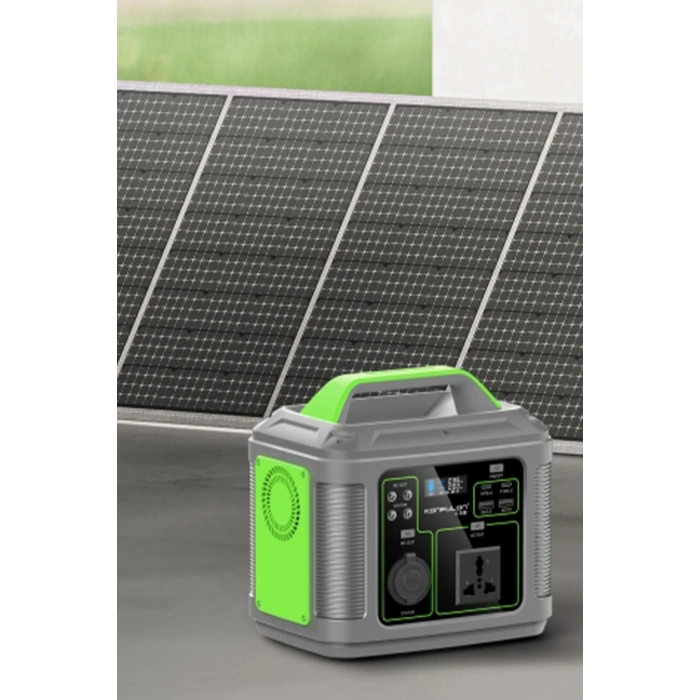 CN04 Powerbank 300W 60.000 mAh 5W Led Işıklı Kamp Şarj PD 60W - Gri