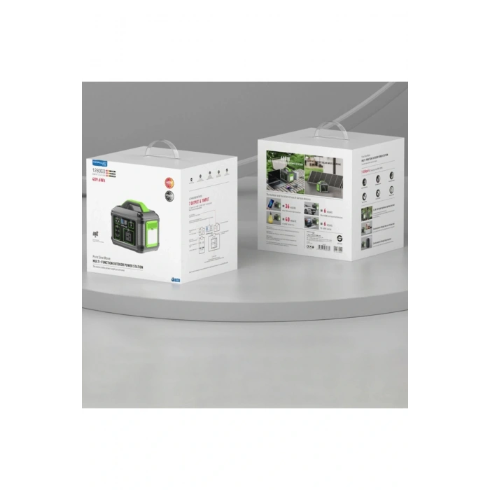 CN05 Powerbank 600W 128.000 mAh Kamp Şarj 60W PD - Siyah