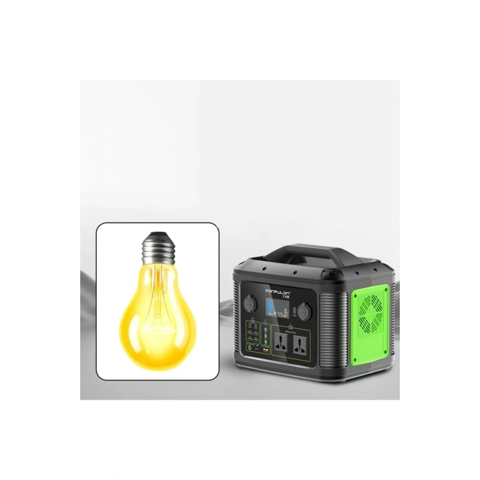 CN06 Powerbank 1200W 315.000 mAh Kamp Şarj 60W PD - Siyah