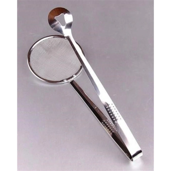 Çok Amaçlı Süzgeçli Paslanmaz Metal Haşlama Ve Kızartma Maşası (4172)