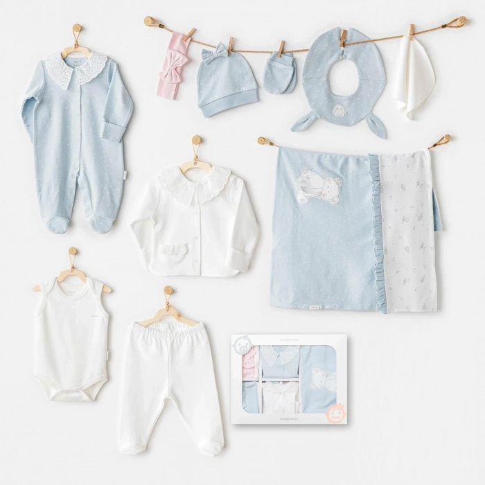 Cuddly Bunny Bear 10lu Hastane Çıkışı Pink Blue