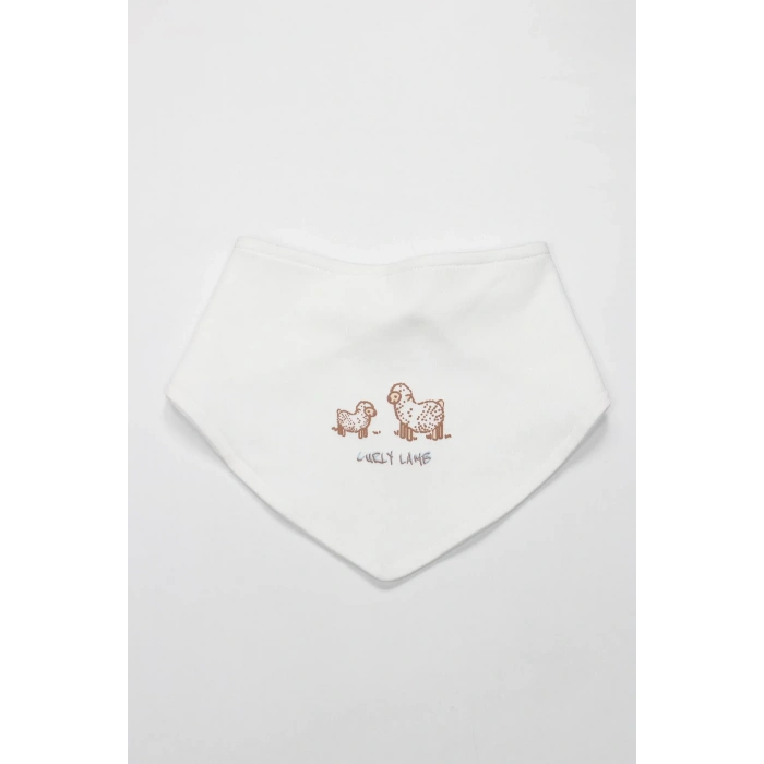 Curly Lamb 3lü Zıbın Takımı 13107 Bej Ekru