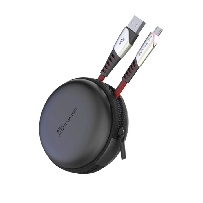 DC16 Micro USB Kablo 1M 2.4A - Siyah