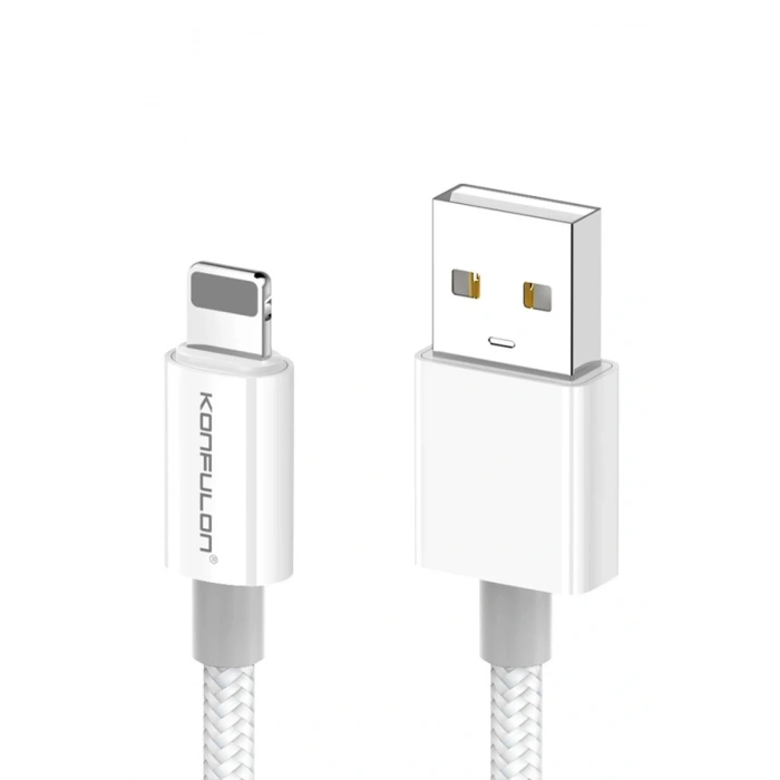DC79 1M 3A USB to Lightning Hızlı Şarj Kablo - Beyaz