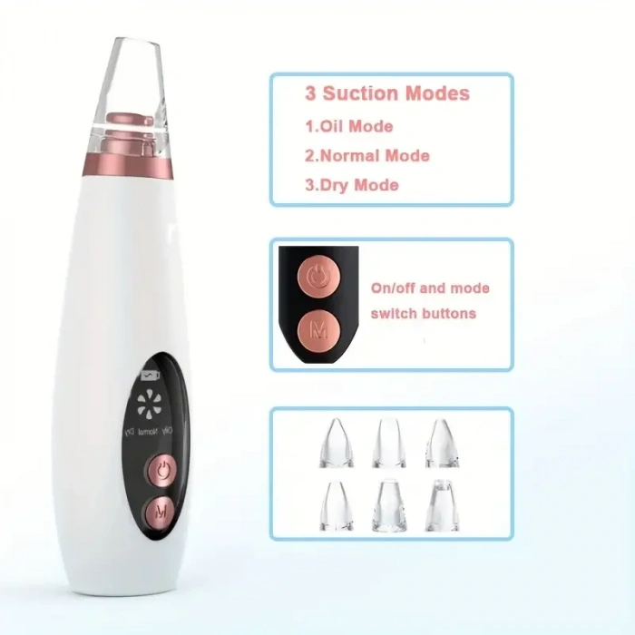 Dijital Göstergeli Siyah Nokta Vakum Cihazı 6 Başlık (4172)