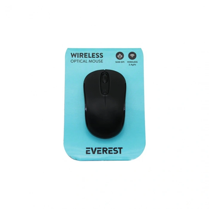 Everest Sm-804 Wireless - Kablosuz 1600dpı Usb Optical Mouse Vakum Ambalaj (4172)