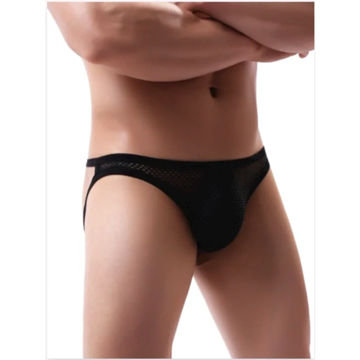 Fantezi Arkası Açık Seksi File Erkek Kilot ( Pedsiz )