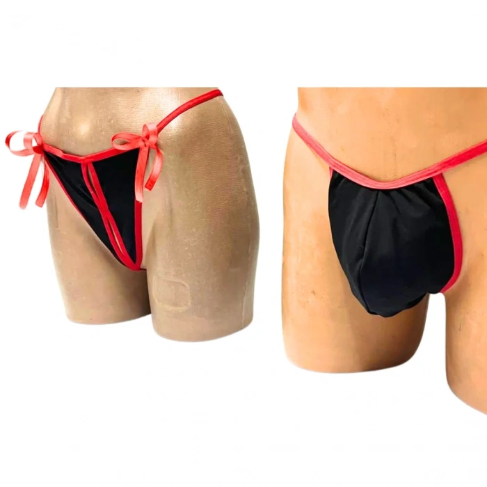 Fantezi Çiftlere Özel Seksi Dalgıç String Takımı