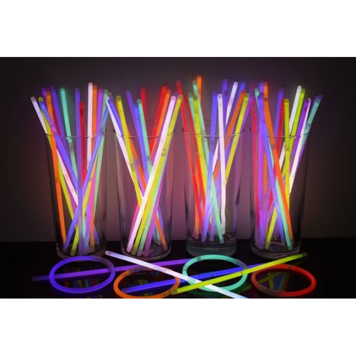Glow Stick Fosforlu Neon Bileklik 50 Adet (4172)