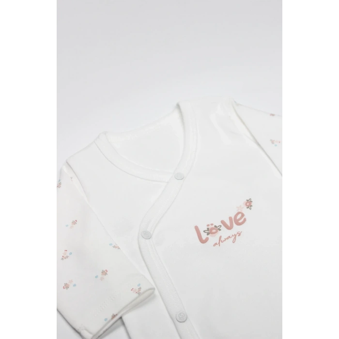 Grow İn Lowe Kravuze Body 17106 Pembe Ekru