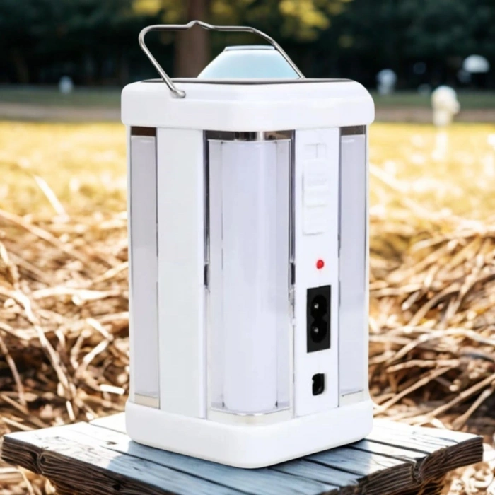 Güneş Enerjili Şarjlı Işık 1200mah Yeniden Şarj Edilebilir Batarya (4172)