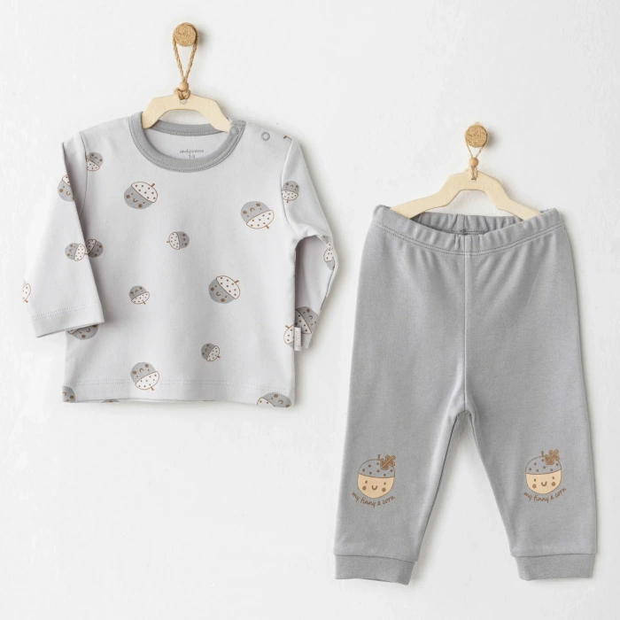 Hello Autumn 2li Takım Grey