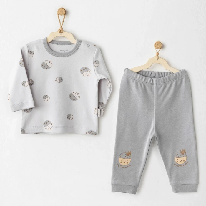 Hello Autumn 2li Takım Grey