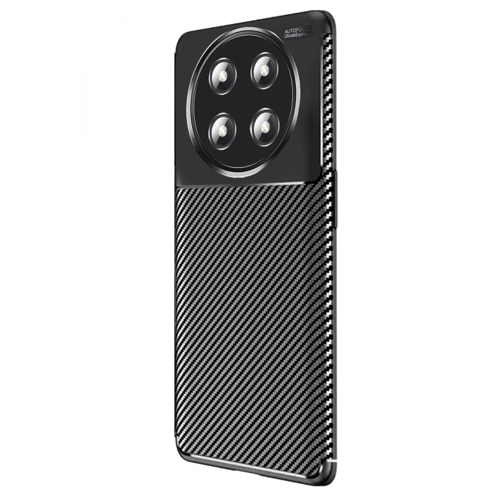 Honor Magic 7 Lite Kılıf Auto Focus Karbon Kapak - Siyah