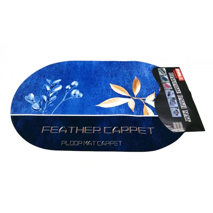 Hornest Oval Banyo Önü Paspası Mat (4172)