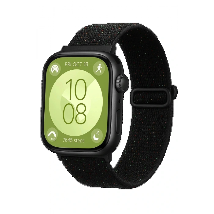 Huawei Fit 4 Star Kordon - Benekli Siyah