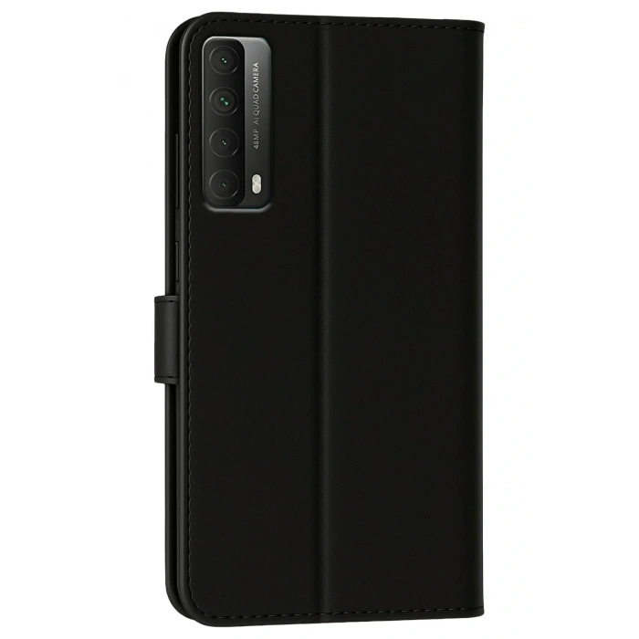 Huawei P Smart 2021 Kılıf Trend S Plus Kapaklı Kılıf - Siyah