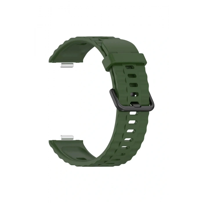 Huawei Watch Fit 3 Klasik Kordon - Koyu Yeşil